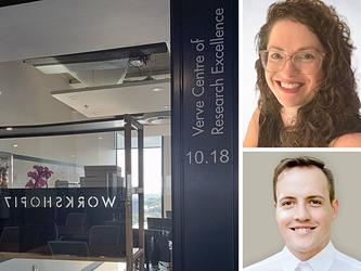 Verve's office in Johannesburg, plus head shots of KERRY PAYNE AND MARKO FOURIE